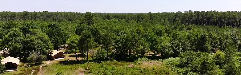 image du camping vu du ciel