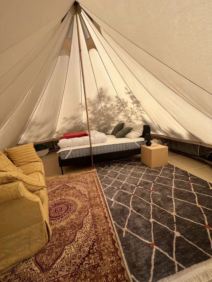 Tipi 2 places beige