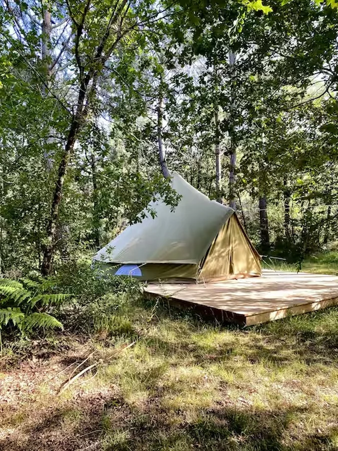 Tipi 2 places verte